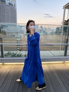 CITYSHOP（シティーショップ）の「VELVETEEN KAFTAN DRESS