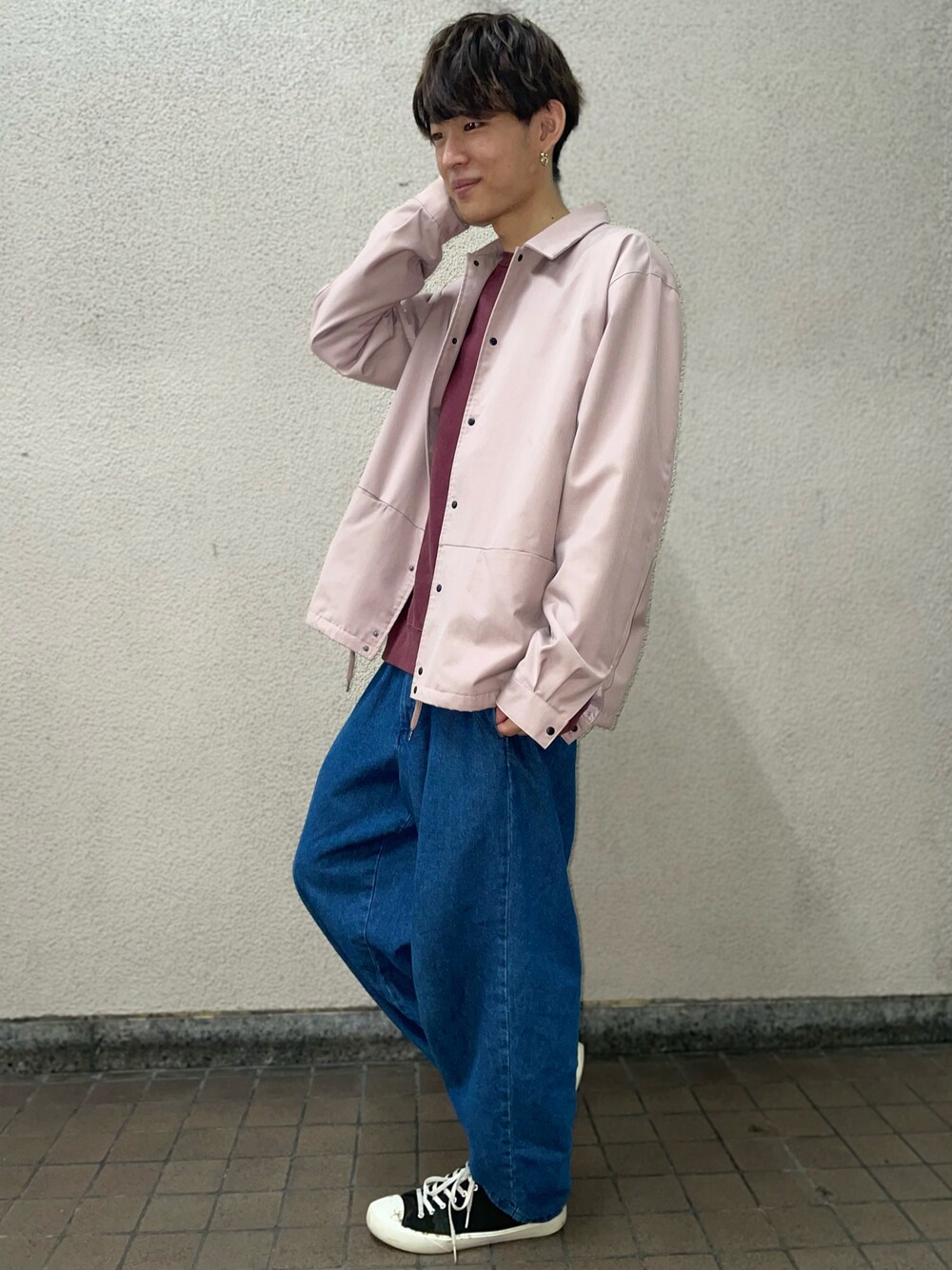 UNIQLO（ユニクロ）の「ダブルフェイスクルーネックT（長袖）＋EC（T