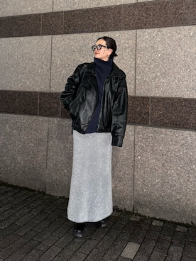 「MURUA（ムルーア）のアイテム」を使った、ry𓅯さん（レディース・162cm）の冬コーディネート