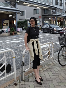 「OSOI（オソイ）のアイテム」を使った、ry𓅯さん（レディース・162cm）の夏コーディネート