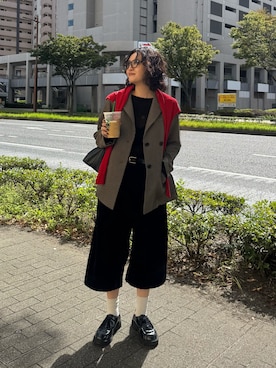「コーデュロイパンツ」｜ry𓅯さん（レディース・162cm）の秋コーディネート