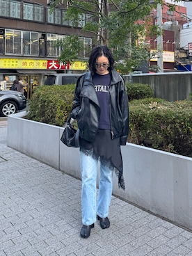 「B.C STOCK（ベーセーストック）のアイテム」を使った、ry𓅯さん（レディース・162cm）の冬コーディネート