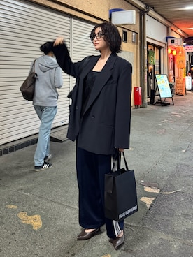 「MOSCOT（モスコット）のアイテム」を使った、ry𓅯さん（レディース・162cm）の春コーディネート