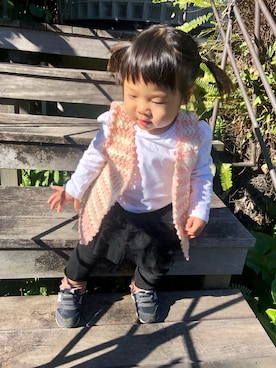 hanamaruさん（キッズ・70cm）の冬コーディネート