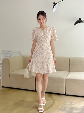 「ミニワンピ」｜envylookさん（レディース・165cm）の夏コーディネート