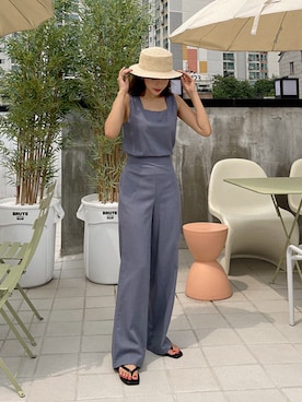 「アイテム（スーツセット）」を使った、envylookさん（レディース・165cm）の夏コーディネート