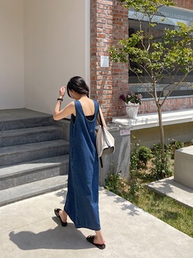 「アイテム（キャミソール、ブラック系）」を使った、envylookさん（レディース・165cm）の春コーディネート