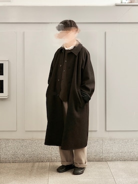 「アイテム（ニット/セーター）」を使った、Yoshikiさん（メンズ・163cm・30代）の冬コーディネート