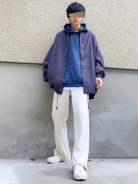 「INTERPLAY（インタープレイ）のアイテム」を使った、Tenshinさん（メンズ・172cm）の秋コーディネート