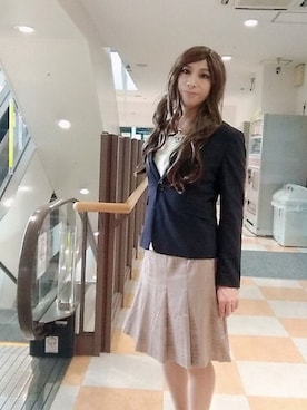 「m.f.editorial（エムエフエディトリアル）のアイテム（スカート）」を使った、西村らんさん（メンズ・170cm）の夏コーディネート