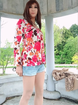 「チュニック」｜西村らんさん（メンズ・170cm）の春コーディネート