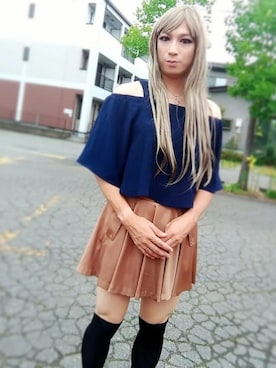 「COCO DEAL（ココディール）のアイテム」を使った、西村らんさん（メンズ・170cm）の夏コーディネート
