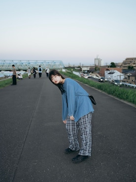 梅田桃代さん(レディース・158cm)の秋コーディネート