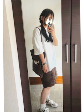 「やんちゃコーデ」｜いっさんさん（レディース・157cm）の夏コーディネート