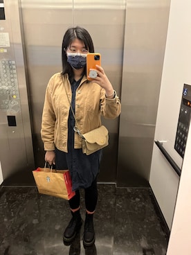 Ginty Huangさん（レディース・167cm）の冬コーディネート