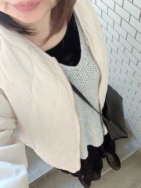 「LEPSIM（レプシィム）のアイテム（その他アウター）」を使った、rii ＿❤︎さん（レディース・166cm）の冬コーディネート