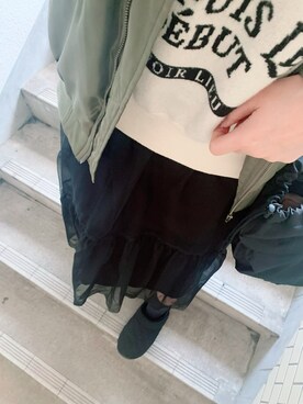 rii ＿❤︎さん（レディース・166cm）の冬コーディネート