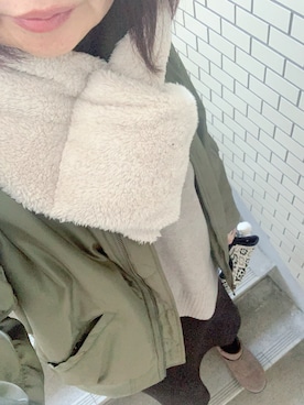 「LEPSIM（レプシィム）のアイテム（ブルゾン）」を使った、rii ＿❤︎さん（レディース・166cm）の冬コーディネート