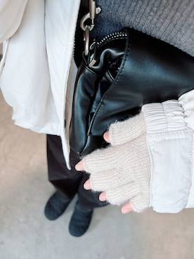 「アイテム（オールインワン・サロペット）」を使った、rii ＿❤︎さん（レディース・166cm）の冬コーディネート