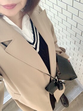 「LEPSIM（レプシィム）のアイテム（トレンチコート）」を使った、rii ＿❤︎さん（レディース・165cm）の冬コーディネート
