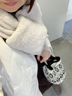 「LEPSIM（レプシィム）のアイテム（その他アウター）」を使った、rii ＿❤︎さん（レディース・166cm）の冬コーディネート