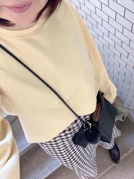 「LEPSIM（レプシィム）のアイテム（ブルゾン）」を使った、rii ＿❤︎さん（レディース・166cm）の春コーディネート