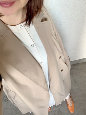 「LEPSIM（レプシィム）のアイテム（トレンチコート）」を使った、rii ＿❤︎さん（レディース・165cm）の冬コーディネート