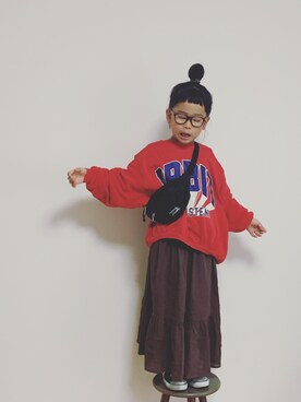 momono13さん（キッズ・110cm）の秋コーディネート
