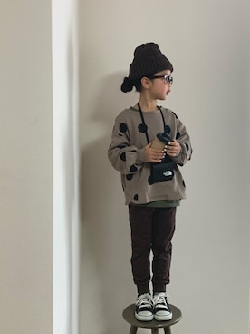 「ボーイッシュ」｜momono13さん（キッズ・120cm）の冬コーディネート