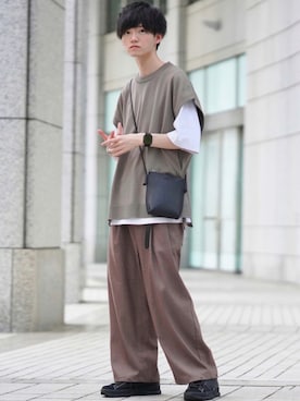 こめさん（メンズ・177cm）の夏コーディネート