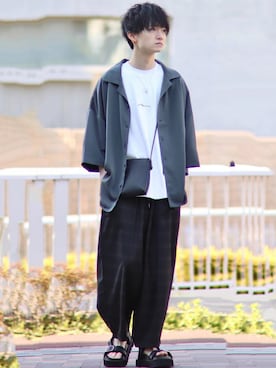 こめさん(メンズ・177cm)の夏コーディネート