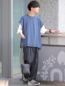 こめさん（メンズ・177cm）の夏コーディネート