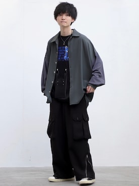 こめさん（メンズ・177cm）の春コーディネート