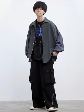 こめさん(メンズ・177cm)の春コーディネート