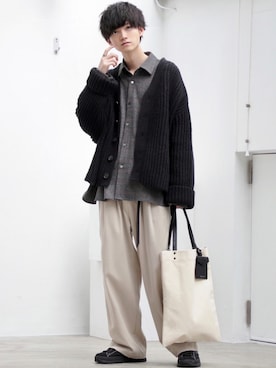「秋トレンド2021」｜こめさん（メンズ・177cm）の秋コーディネート
