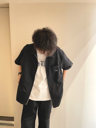 Dickies（ディッキーズ）の「WORKER ZIP S/SL SHIRT for DICKIES HUF