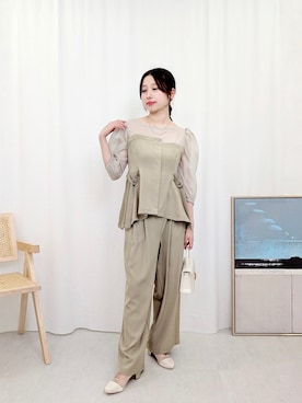 「Kana（カナ）のアイテム」を使った、kana_staffさん（レディース・155cm）の春コーディネート