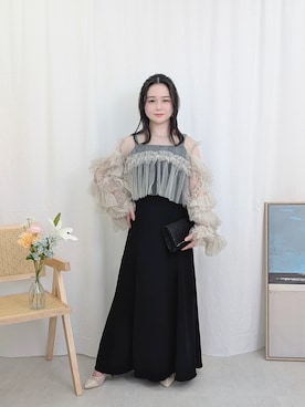 「結婚式コーデ」｜kana_staffさん（レディース・151cm）の春コーディネート