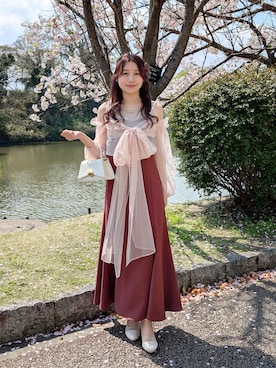 「Kana（カナ）のアイテム」を使った、kana_staffさん（レディース・155cm）の春コーディネート