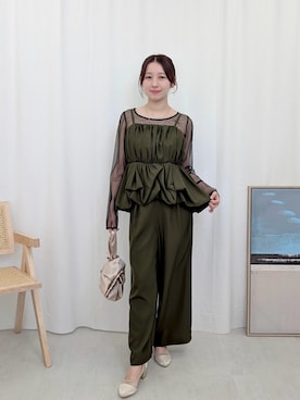 「Kana（カナ）のアイテム」を使った、kana_staffさん（レディース・155cm）の春コーディネート