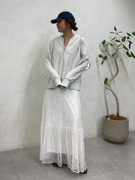「アイテム（タンクトップ）」を使った、sakuraさん（骨格ストレート・レディース・166cm）の夏コーディネート