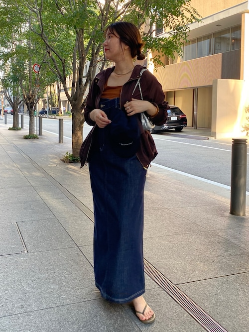 セール】【WEB限定】デニムジャンスカ（ワンピース）｜DouDou