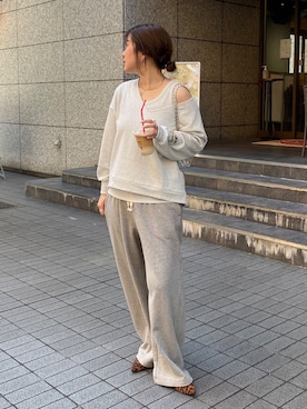 「アイテム（ショルダーバッグ）」を使った、sakuraさん（レディース・166cm・30代）の夏コーディネート