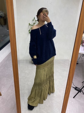 「アイテム（ネックレス）」を使った、sakuraさん（レディース・166cm・30代）の冬コーディネート