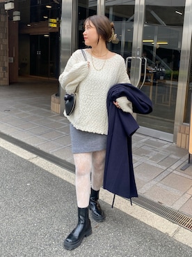 「アイテム（その他アウター）」を使った、sakuraさん（レディース・166cm・30代）の冬コーディネート