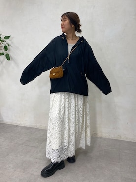 「アイテム（ショルダーバッグ）」を使った、sakuraさん（レディース・166cm・30代）の夏コーディネート