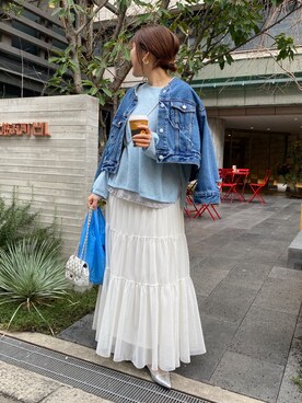 sakuraさん（レディース・165cm）の春コーディネート