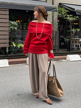 「アイテム（ネックレス）」を使った、sakuraさん（レディース・166cm・30代）の冬コーディネート