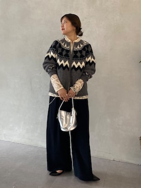 「DouDou（ドゥドゥ）のアイテム」を使った、sakuraさん（レディース・166cm）の冬コーディネート