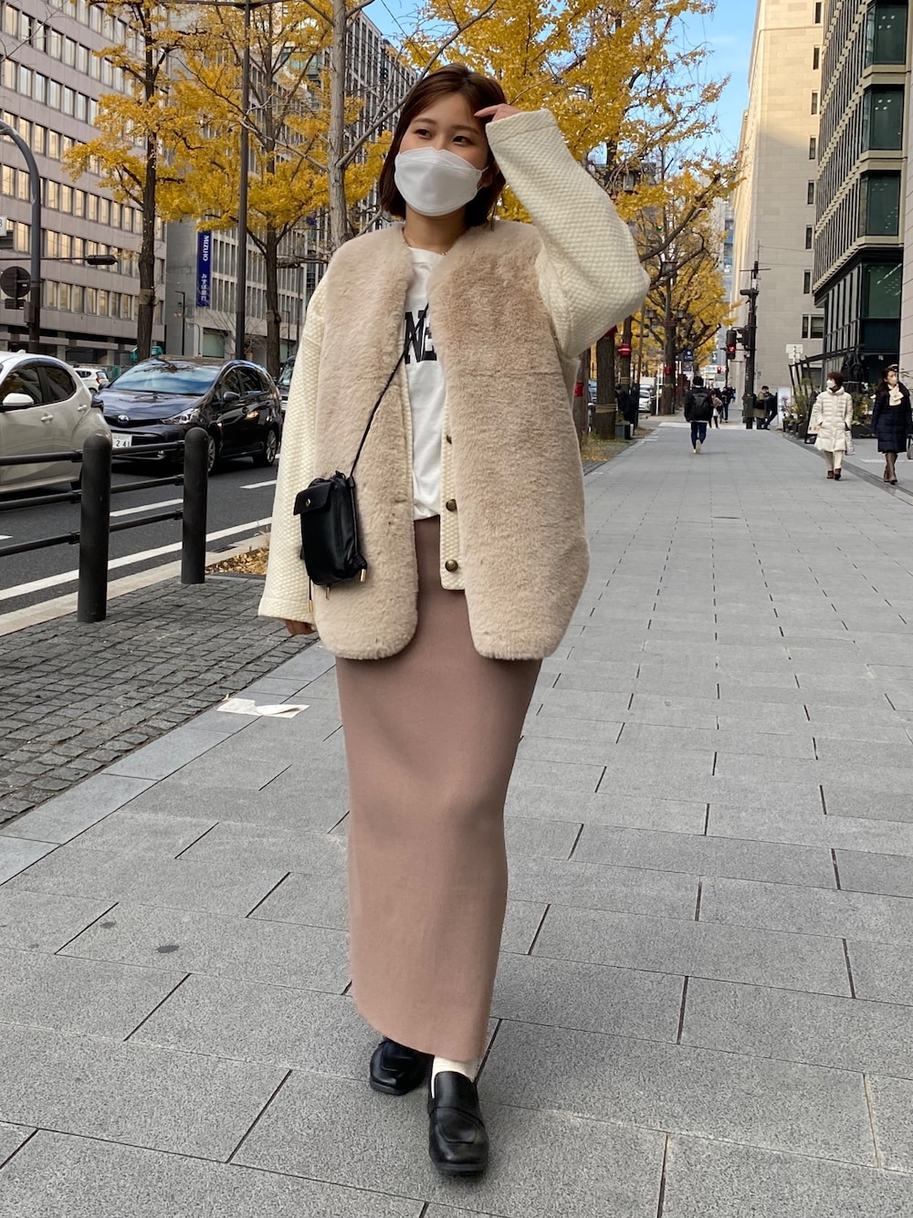 DouDou（ドゥドゥ）の「メランジニットジャケット（ブルゾン